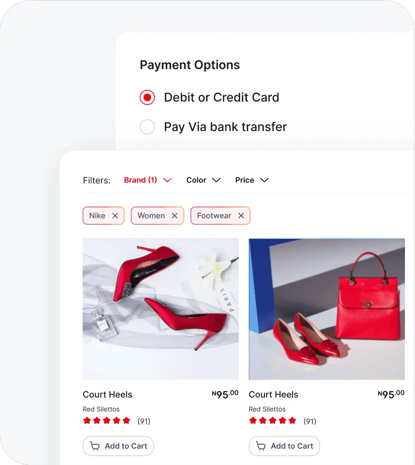 Picture of a laptop showing VPay app website